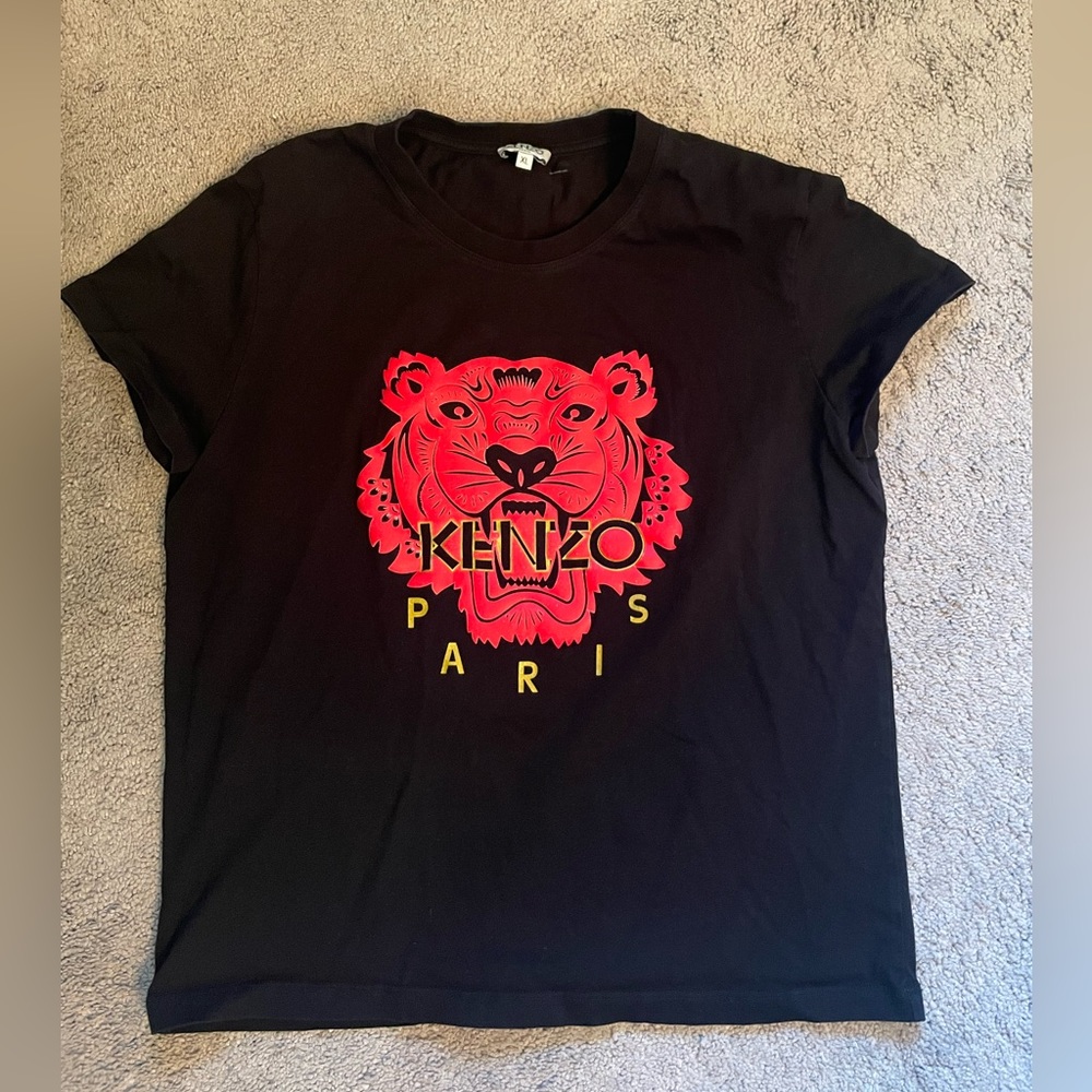 Black and Red Kenzo kids XL T-Shirt